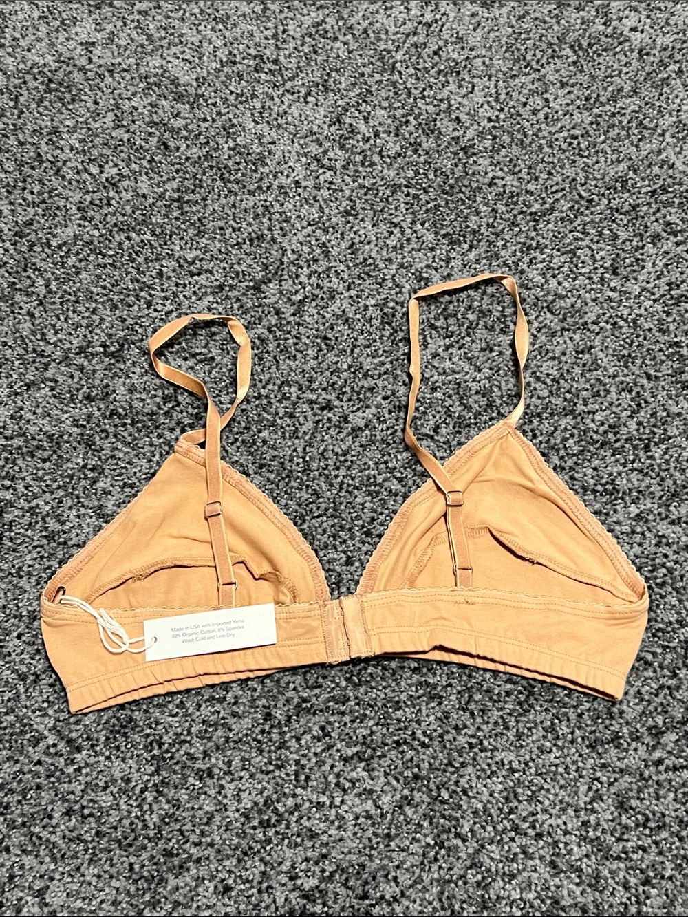 ARQ Women’s Light Tan Bralette Size XL NWT - Picture 2 of 3